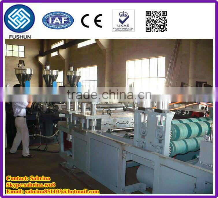 PVC double-layer roof sheet making machine, roofing sheet machine