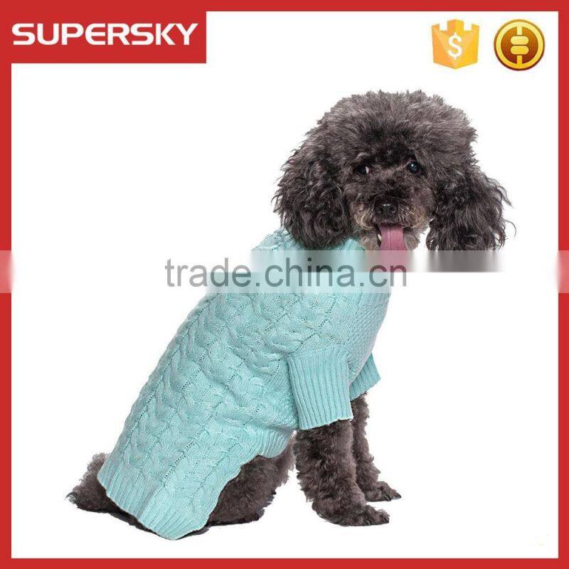 C594 Wholesale custom knit dog sweater hand knit unique dog sweaters