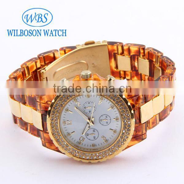 Woman Japan Movt Quartz Watch With Stainless Steel Back