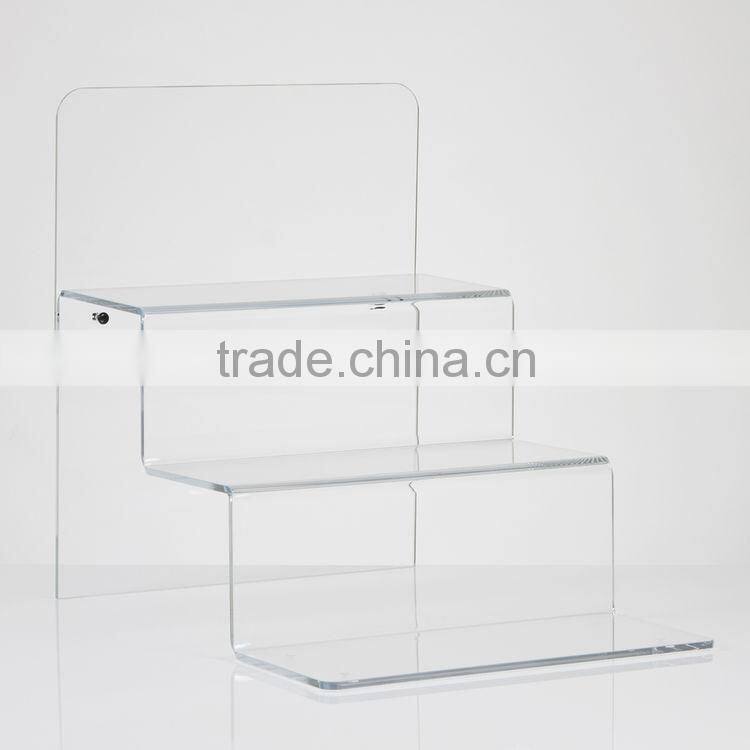 Hot sale acrylic material square acrylic cake stand, cup cake stand, mini cake stand
