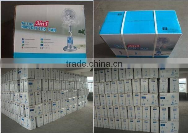 Misting fog fan air cooler fan