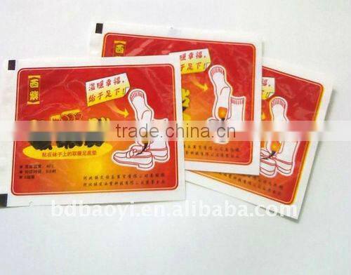 Plastic Warming Sticks Packaging Bag