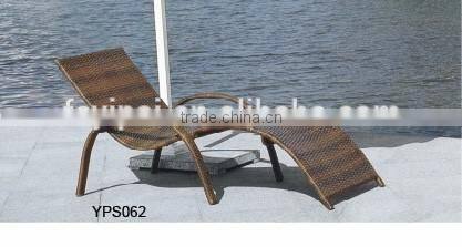 00 aluminum furniture for outdoor patio comfortable leisure rattan sun lounge chair YPS062