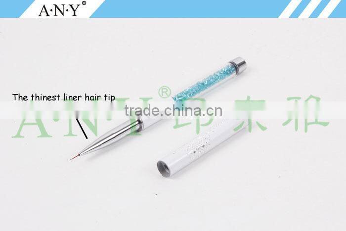 ANY Nail Art Beauty Care Liner Drawing Design Crystal Fine Nylon Hair Nail Brush