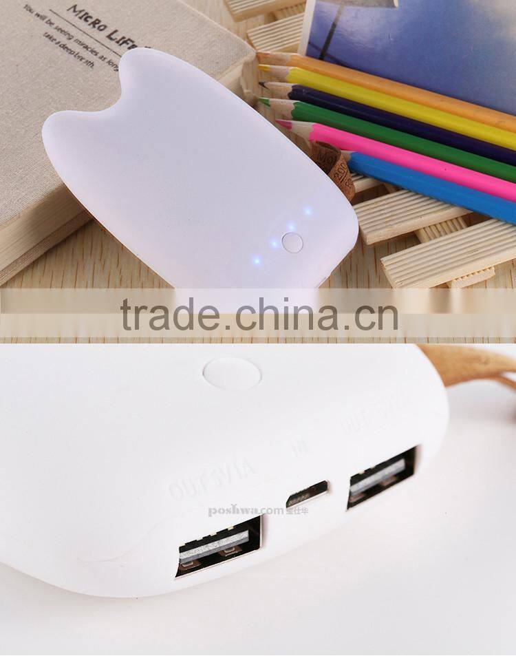 Double usb power bank 5200mah
