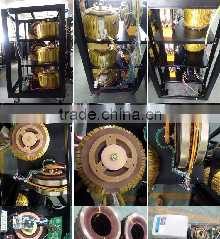 Automatic 60kw industrial voltage stabilizer 3 phase digital voltage regulator