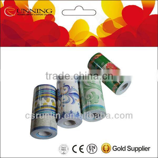 pvc natural flower wallpaper border