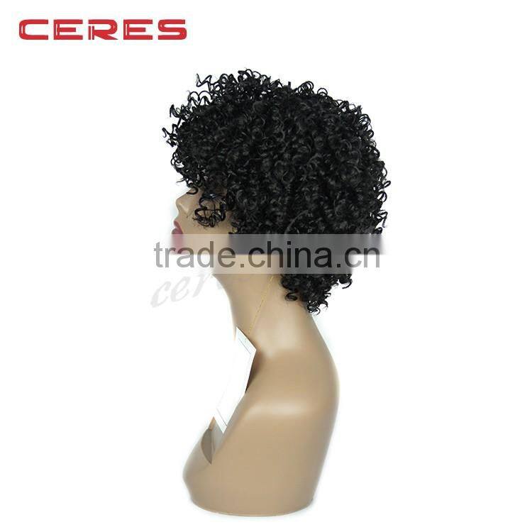wholesale cheap synthetic hair afro kinky curly wig