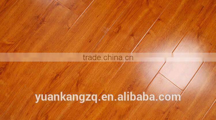 12mm arc click indoor decoration wooden laminated flooring