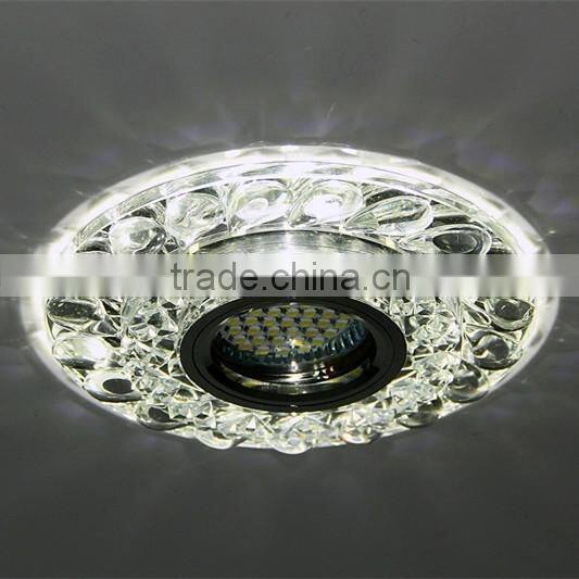 crystal glued spotlight cool white warm white side lighting ceiling lamp MR16 GU5.3 house decoration lamp for home hotel