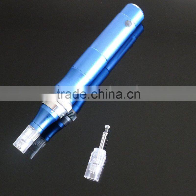 Huafu 2016! High Quality 8000rpm eyelash growht Auto Micro Needle Electric derma pen