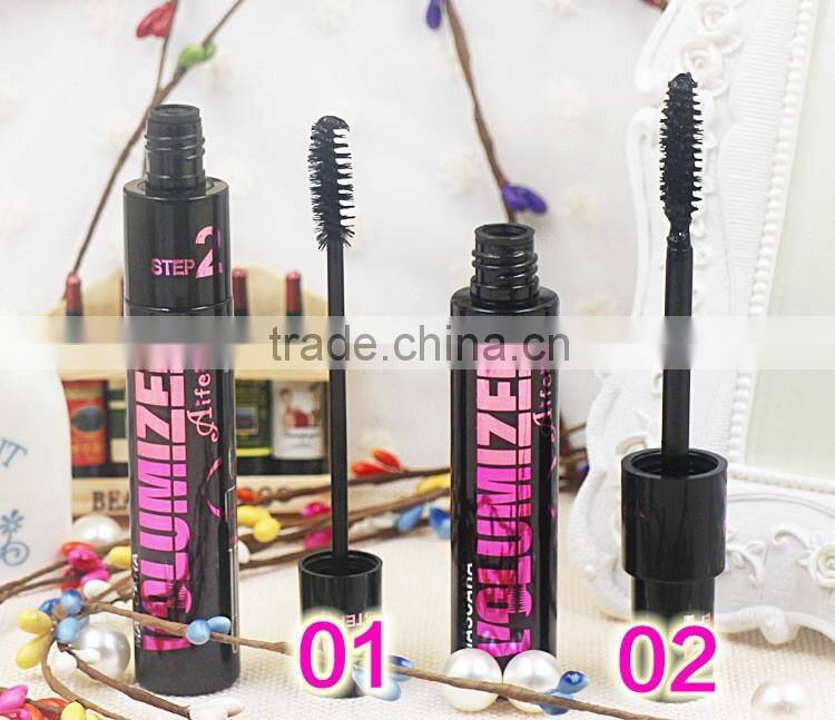 magic 2 in 1 brush volume mascara for longer and darker eyelash mascara tube