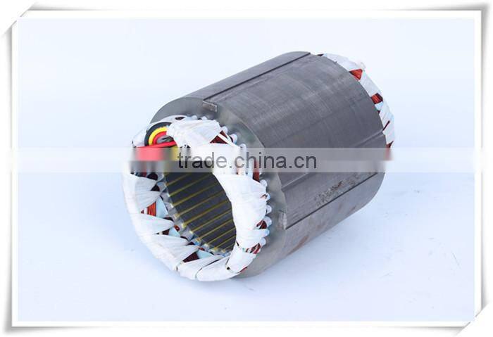 Universal electric motor stator and rotor with high quality
