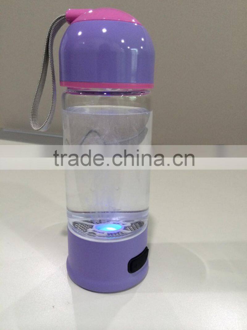 Hydrogen water generator alkaline water ionizer portable water bottle hot selling