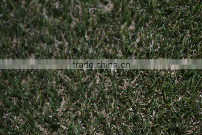 Hot sale 35mm curly+straight monofilament yarn indoor non-filling futsal artificial grass