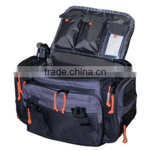 Cargo Rear Rack Gear Bag with Topside Bungee Tie-Down Storage