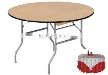 5FT Plywood Round Table For Events