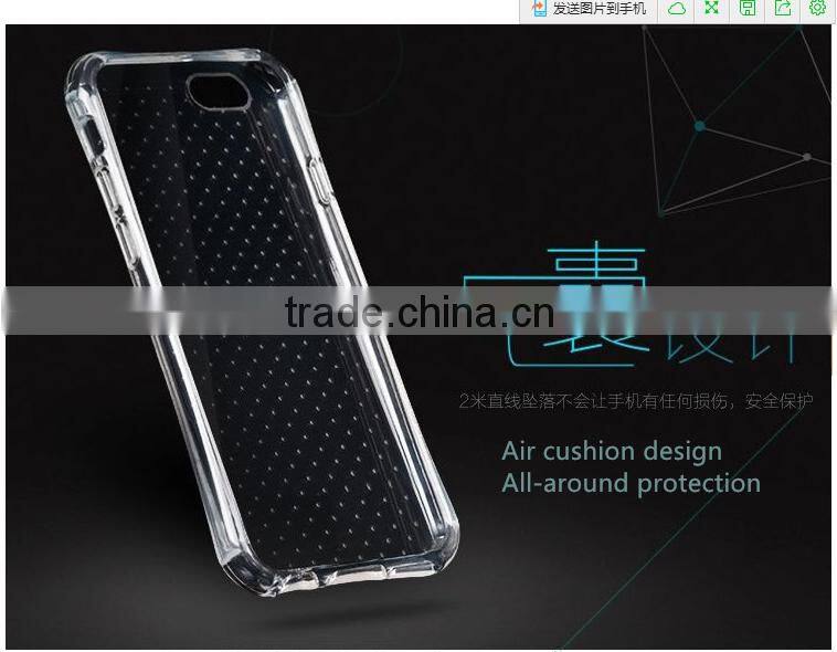 Hot Soft TPU Air cushion case for iphone 6 6s 6plus with fast heat transfer function