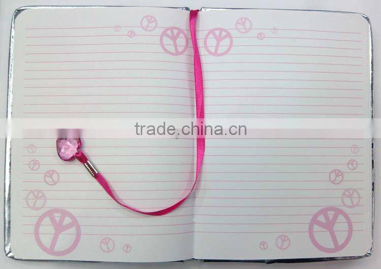 High quality embossed logo customized PU notebook business notebook
