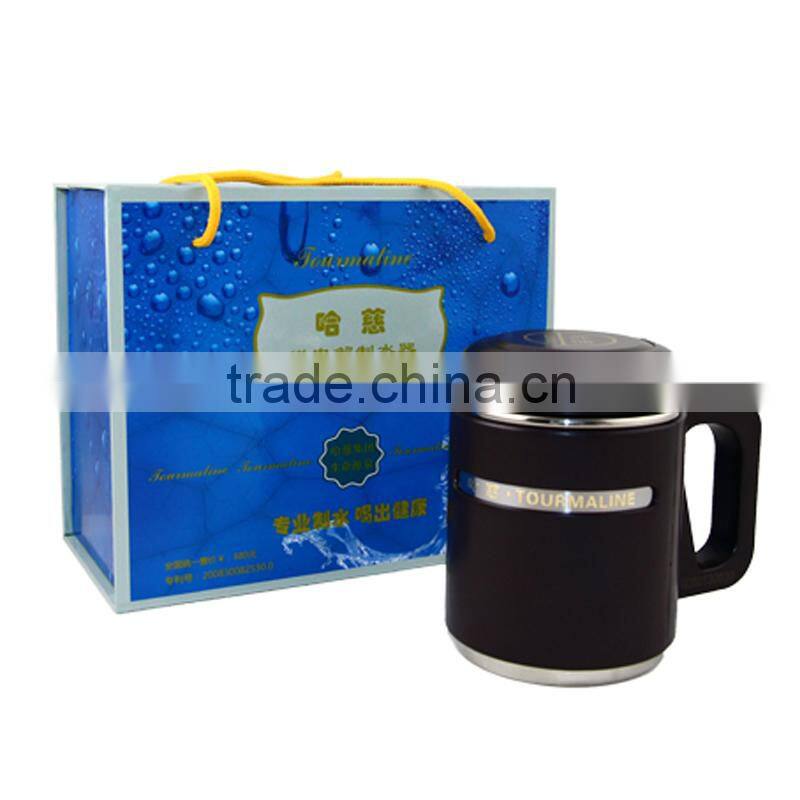 Wholesale Christmas present tourmaline nano alkaline thermos water flask