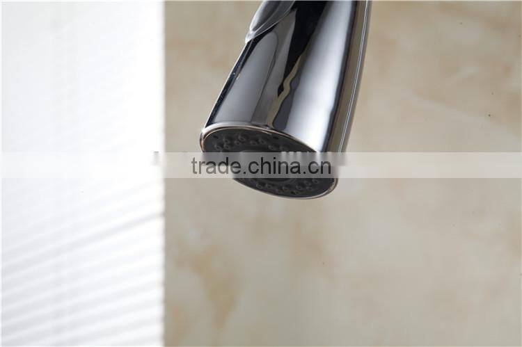 cheap long neck retractable kitchen sink faucet,pull out down kitchen faucet,flexible hose brass kitchen faucet