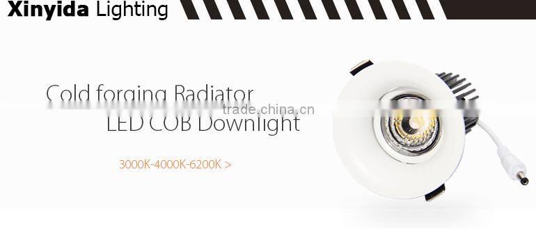Modern SGS stores 7w 8 inch led retrofit recessed downlight