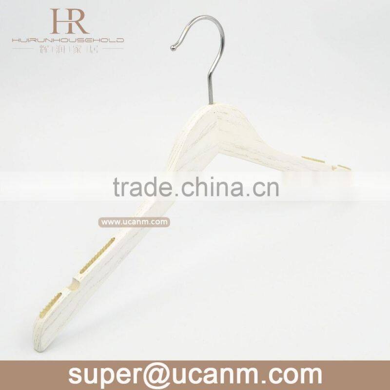 HRW-661IW luxury ashtree wood coat hanger