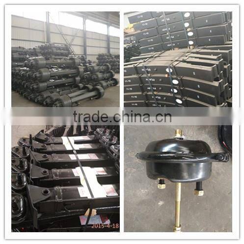 Shengrun factory best price tri-axle flatbed semi trailer 40Tons capacity for sale