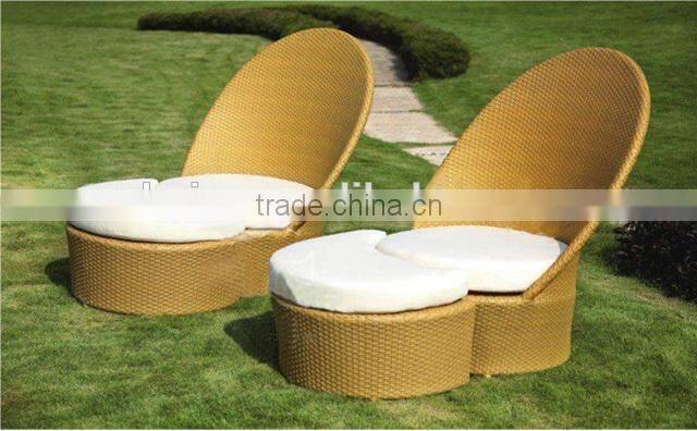 hot sale pe rattan garden art furniture