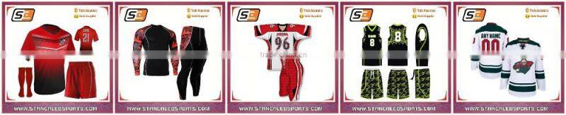 Stan caleb oem high quality polyester v neck quick dry custom printing make your own american football jersey