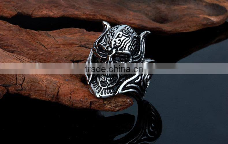 KSTONE Latest design cool mens punk rock jewelry ring