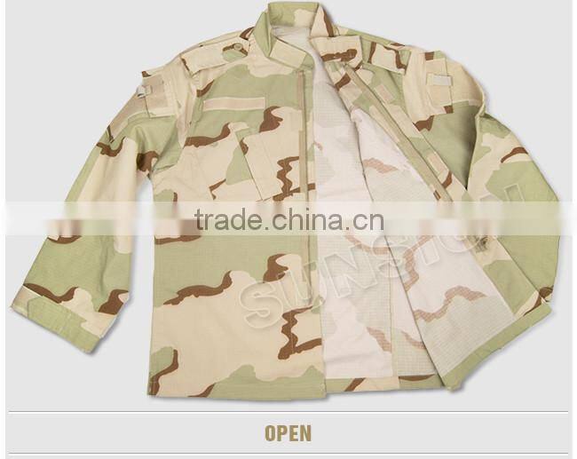 BDU Military Camouflage uniform comfortable and durable