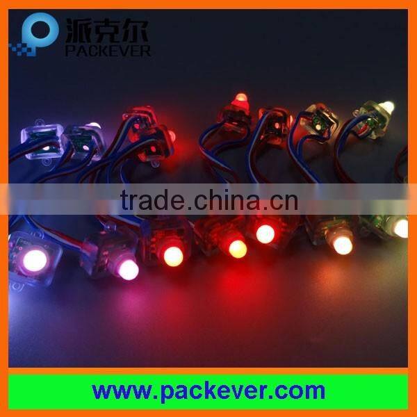 12mm 5V/12V full color square shape ws2801 LED pixel strand