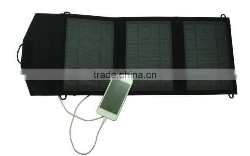 Singapore,10W Bag Foldable Solar Charger Kit integrated with Fabric bag,collapsible solar bag as power bank for mobile charging