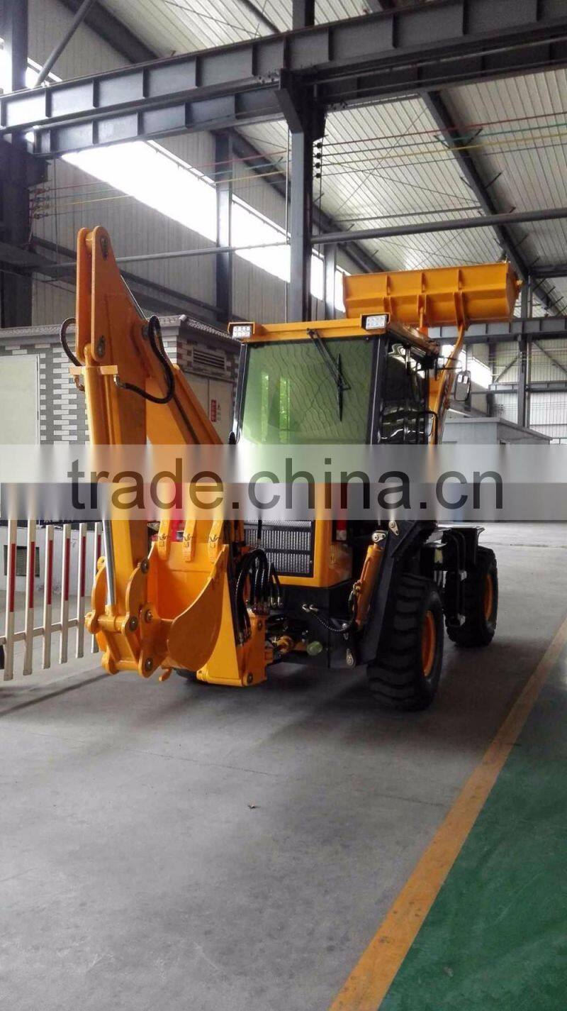 Compact Articulated Mini Backhoe Loader With Long Warranty Service
