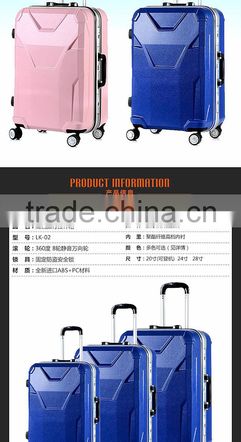 Customized PU suitcase for costomer shopping