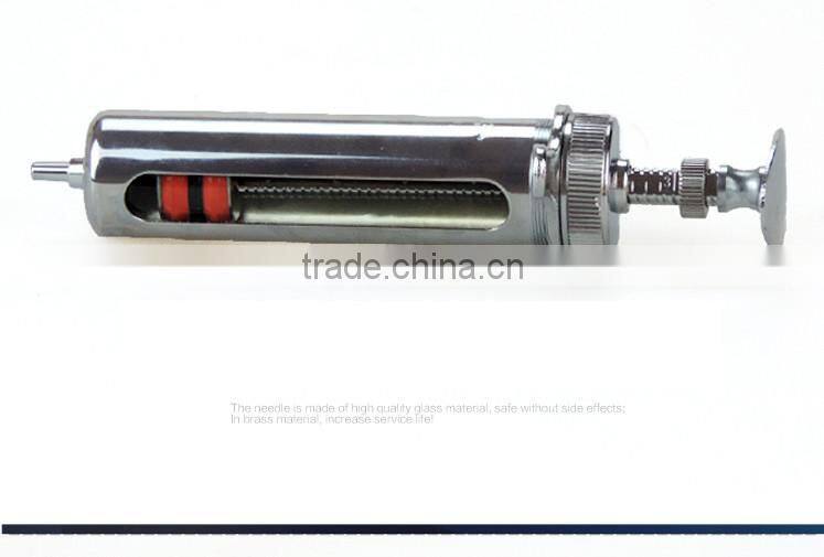 Large quantity precise copper core metal syringe for animals