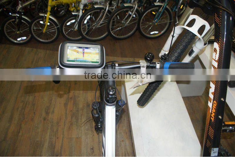 GPS SAT NAV Waterproof Leather Case w/ Mount Holder Motorcycle Motorbike Cycle Fits of 3.5" & 4.3" G