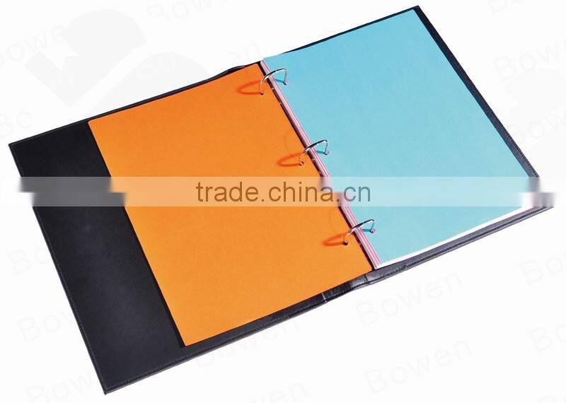 China supplier PU document folder /2 post binder folder