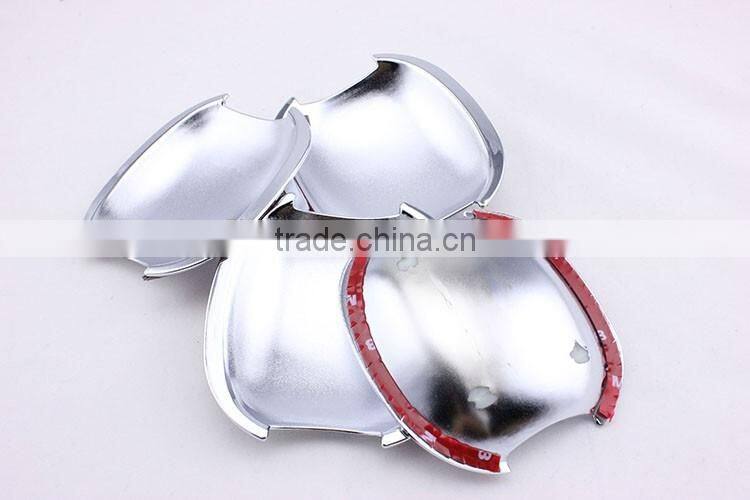 Handle Insert Bowl Cover Trim ABS Chrome 4 Pcs For F-oc us 2012 Accessories