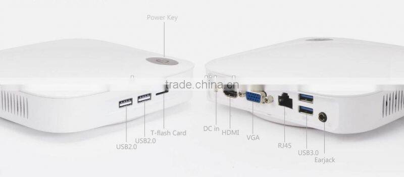 Small mini pc with Intel i3 4010U dual core 1.7GHz 15w CPU mini computer