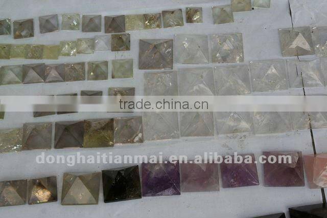 TOP Beautiful Natural crystal pyramid Rose Quartz Amethyst quartz crystal pyramid