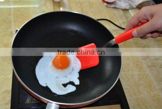 Names of Kitchen Cooking Utensils Silicone Turner With Stainless Steel Material