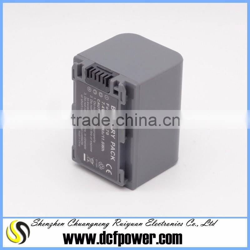 Popular Camcorder Battery NP-FP70 for DCR-HC85 DCR-SR100