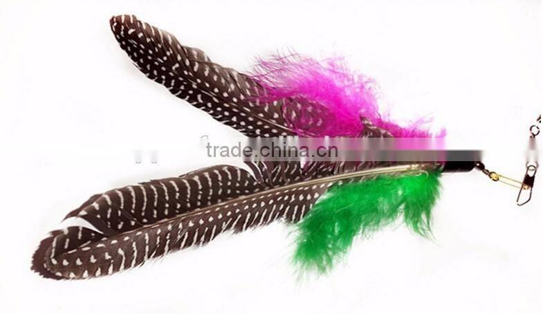 QQpet Telescoping Cat Wand With replace Feather toys for cats