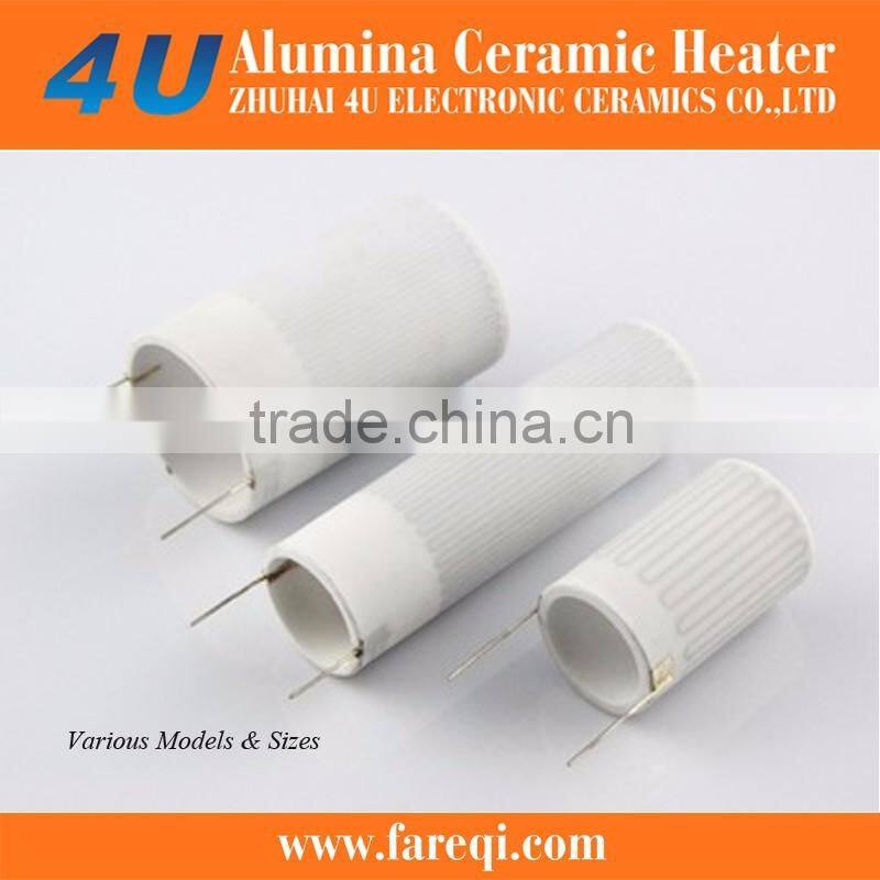 PTC MCH Tubular E Cigarette Insulator Ceramic Tube Heater