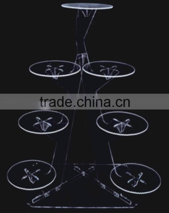 china supply decorative acrylic cupcake stand