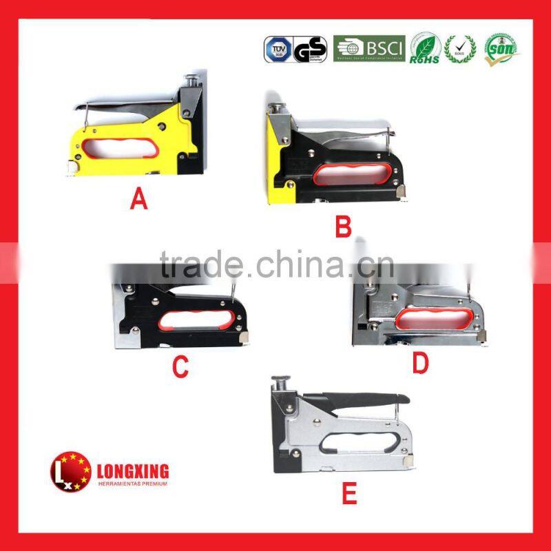 Factory Supply High Quality heavy duty tapler manual staple gun ,nail gun