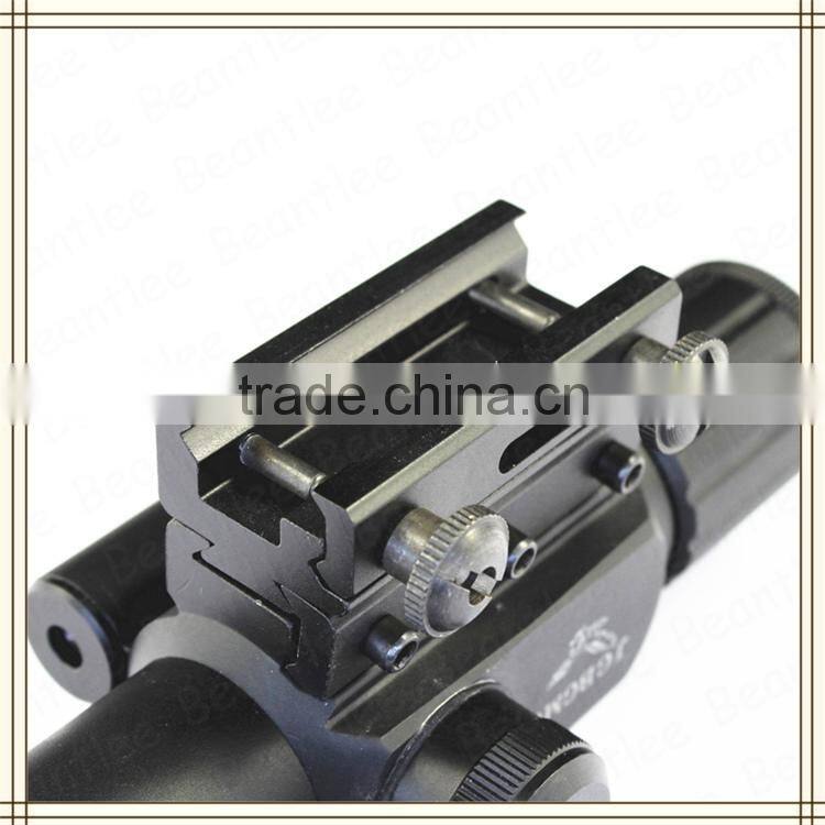 Good quality of compact M6 4X25, red laser point sight with angle scope