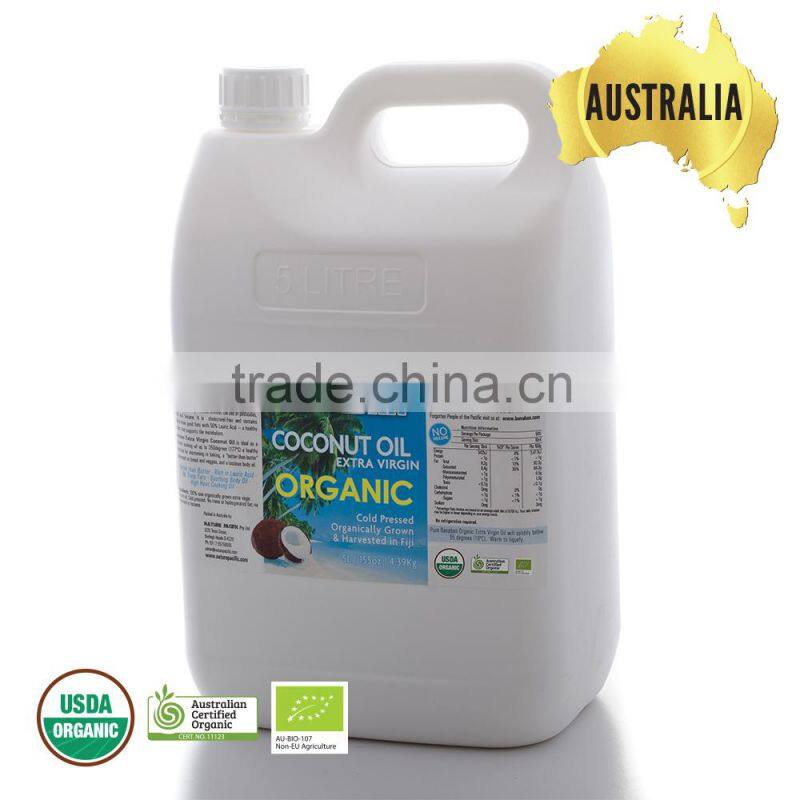 Wholesale Australia Manufacturer BANABAN Certified organic coconut oil cold